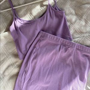 Lavender two piece set